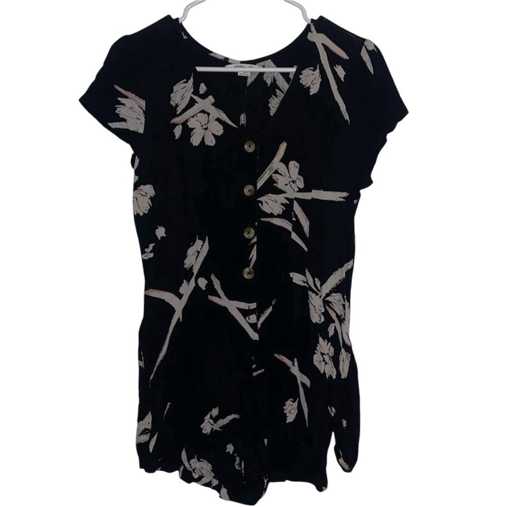 🌺O’NEILL FLORAL BUTTON DETAIL ROMPER